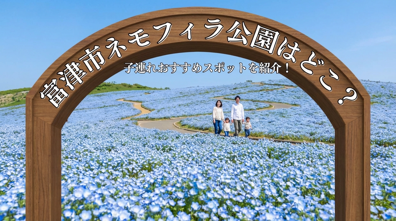 富津市ネモフィラ公園はどこ?子連れおすすめスポットを紹介!