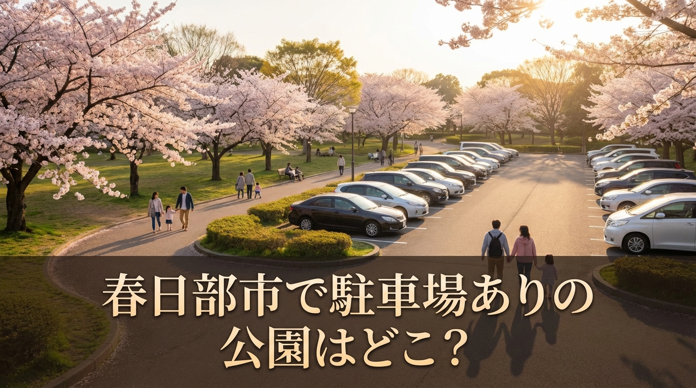 春日部市で駐車場ありの公園はどこ？