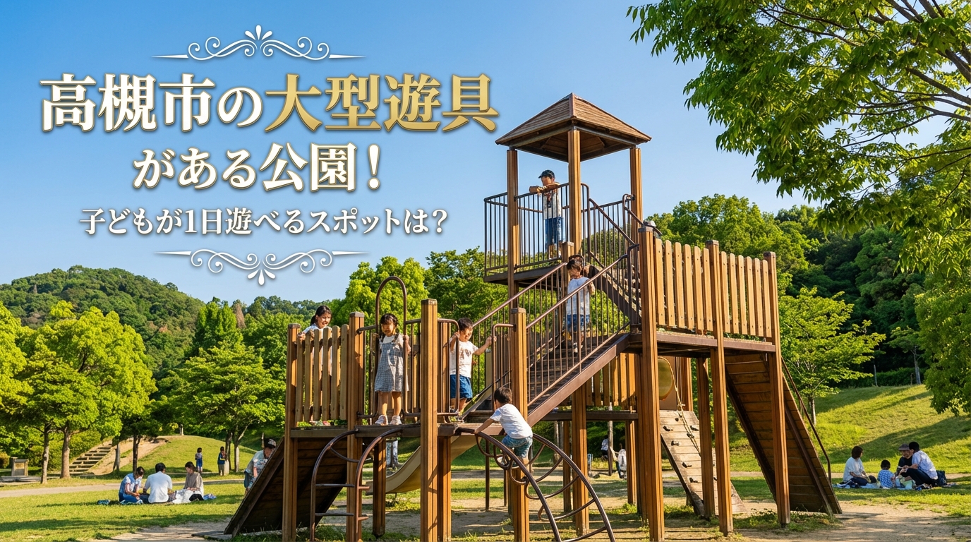 高槻市の大型遊具がある公園！子どもが1日遊べるスポットは？