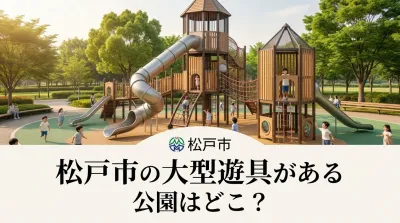 松戸市の大型遊具がある公園はどこ？