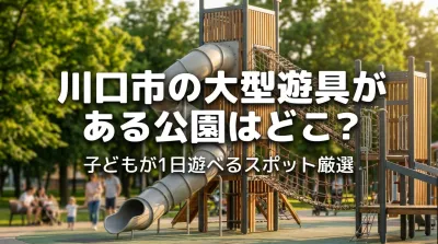 川口市の大型遊具がある公園はどこ？子どもが1日遊べるスポット厳選