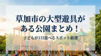 草加市の大型遊具がある公園まとめ！子どもが1日遊べるスポット厳選