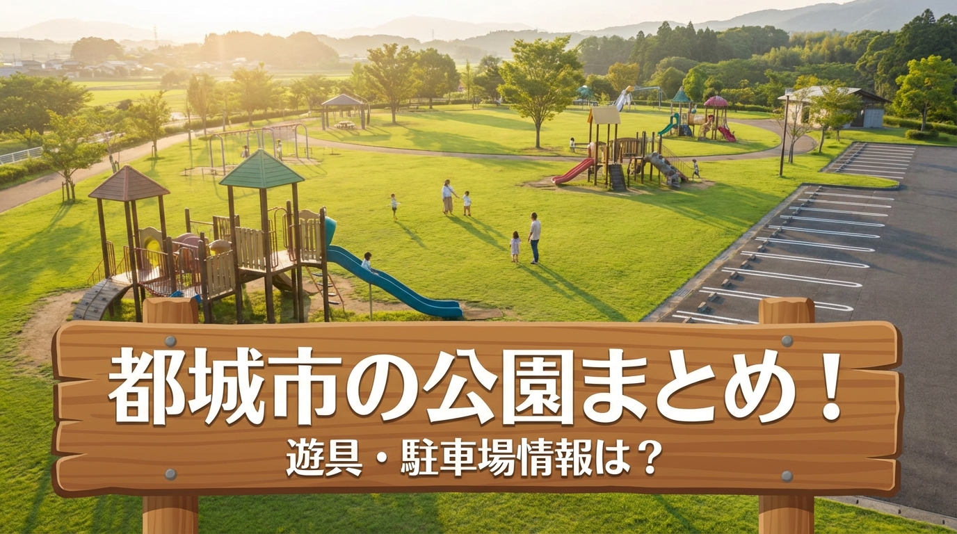 都城市の公園まとめ!遊具・駐車場情報は?