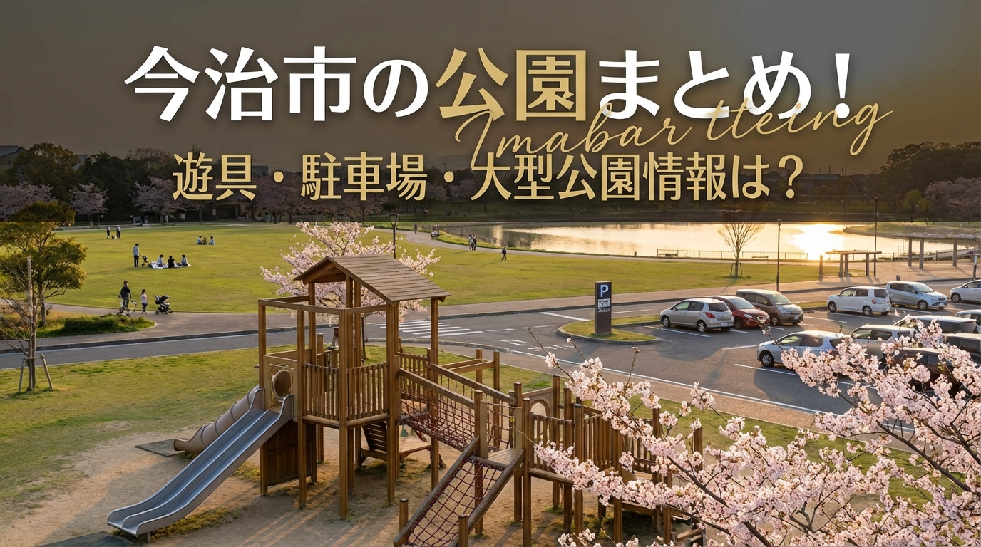 今治市の公園まとめ!遊具・駐車場・大型公園情報は?