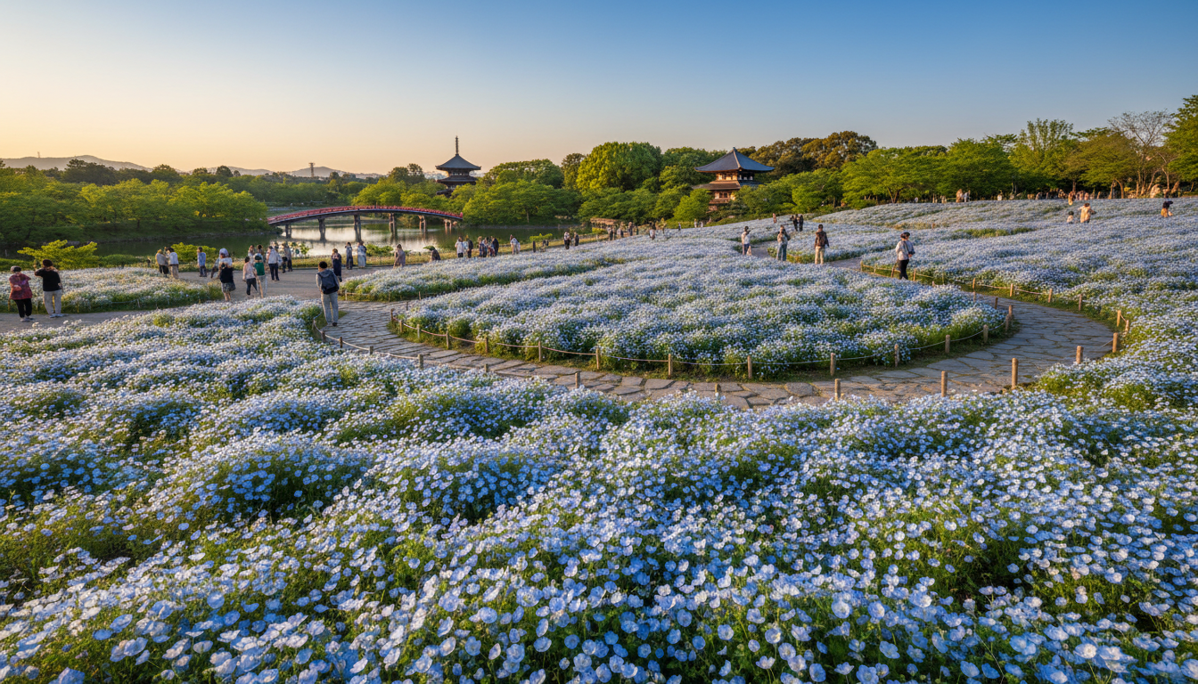 関西のネモフィラ公園一覧