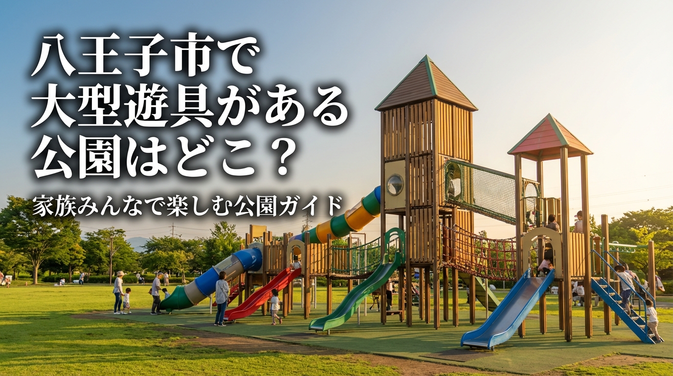 八王子市で大型遊具がある公園はどこ？