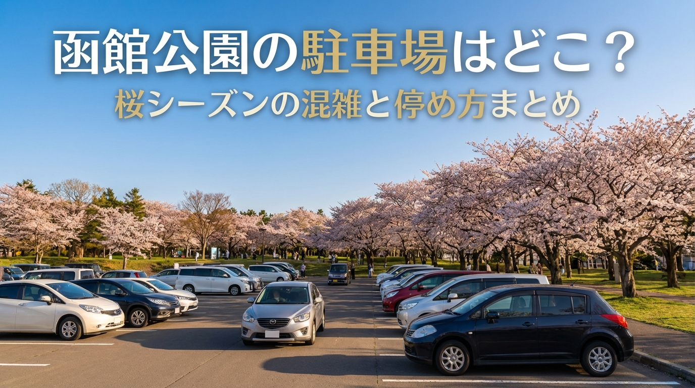 函館公園の駐車場はどこ？桜シーズンの混雑と停め方まとめ