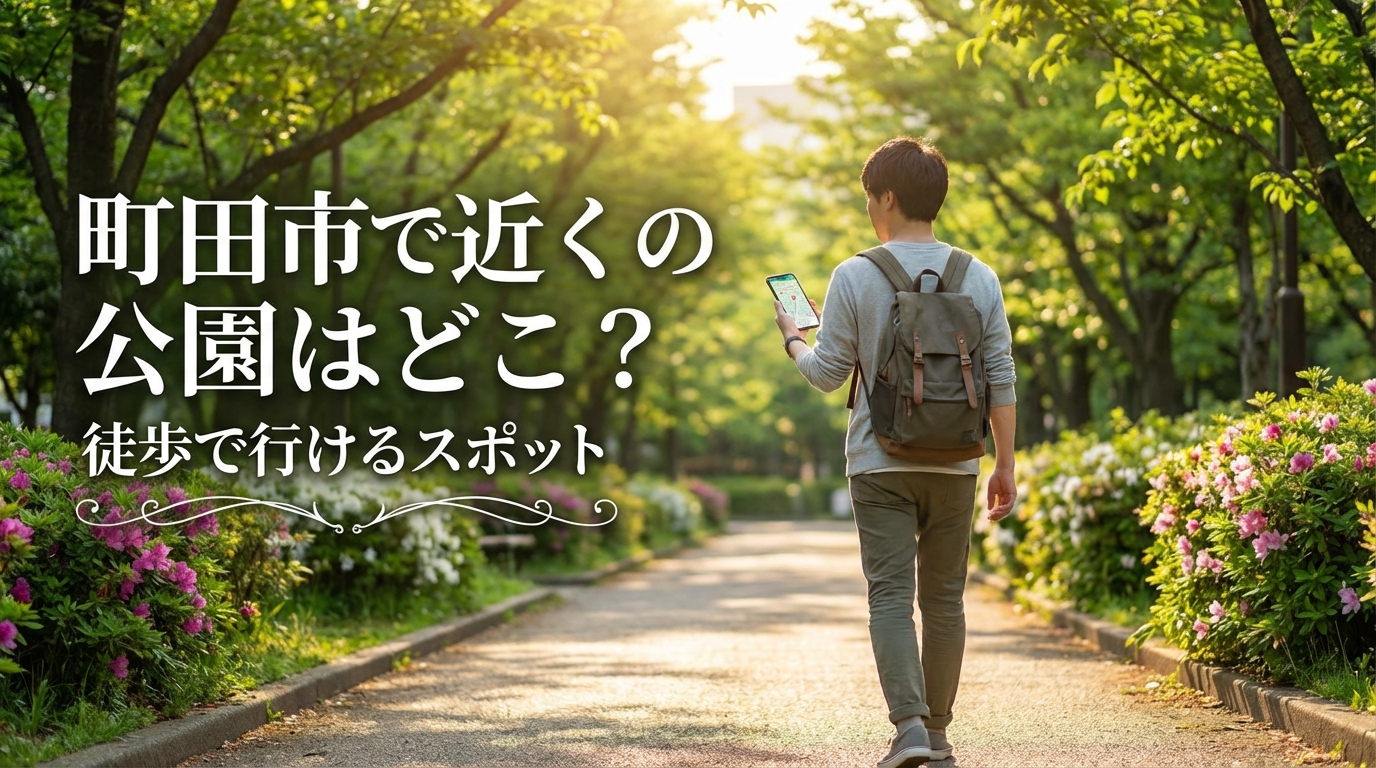 町田市で近くの公園はどこ？徒歩で行けるスポット