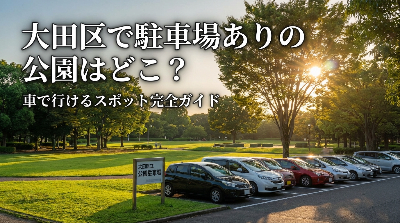 大田区で駐車場ありの公園はどこ？車で行けるスポット完全ガイド