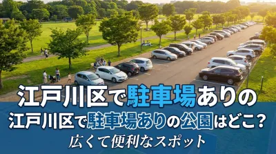 江戸川区で駐車場ありの公園はどこ？広くて便利なスポット