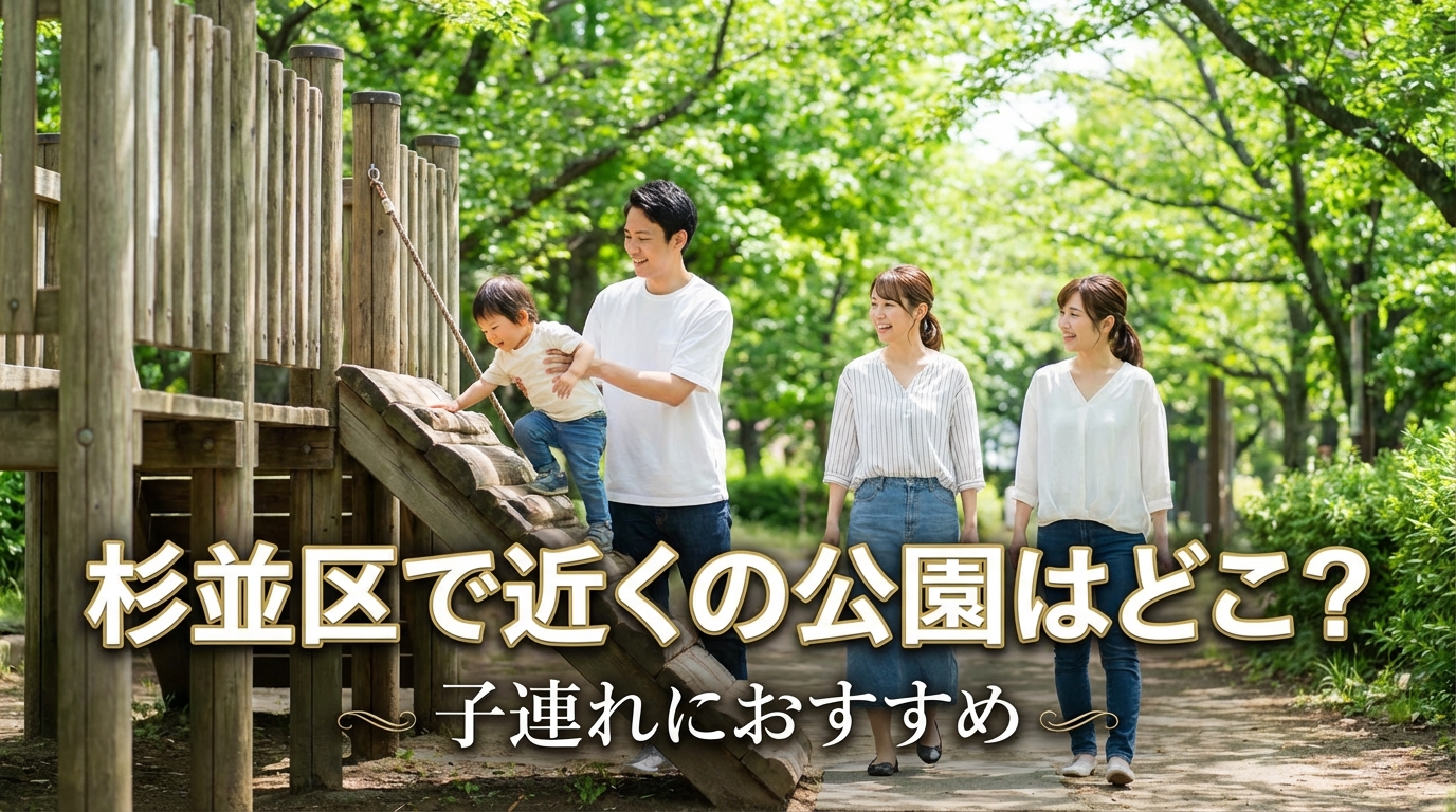 杉並区で近くの公園はどこ？子連れにおすすめ