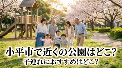 小平市で近くの公園はどこ?子連れにおすすめはどこ?