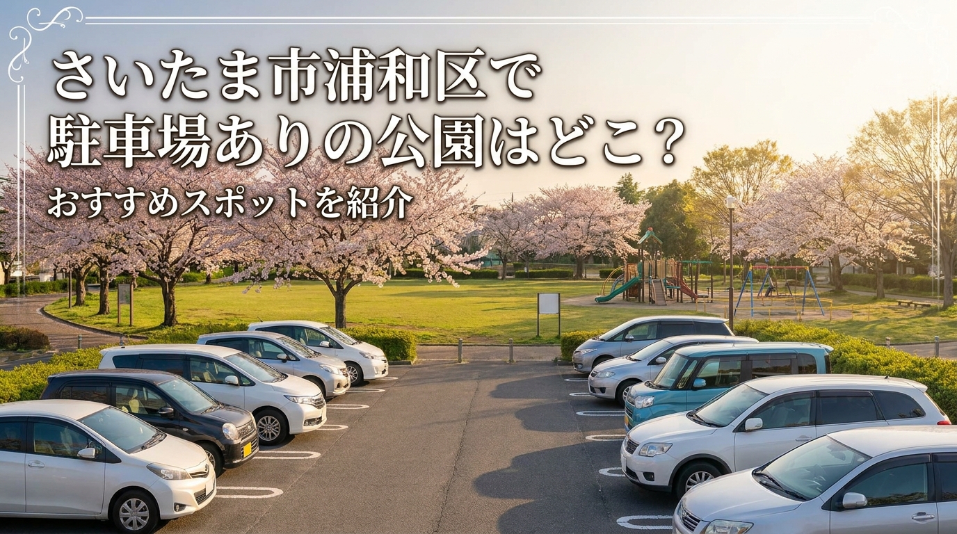 さいたま市浦和区で駐車場ありの公園はどこ？