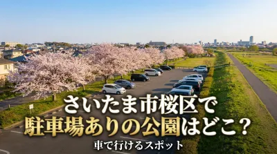 さいたま市桜区で駐車場ありの公園はどこ？車で行けるスポット