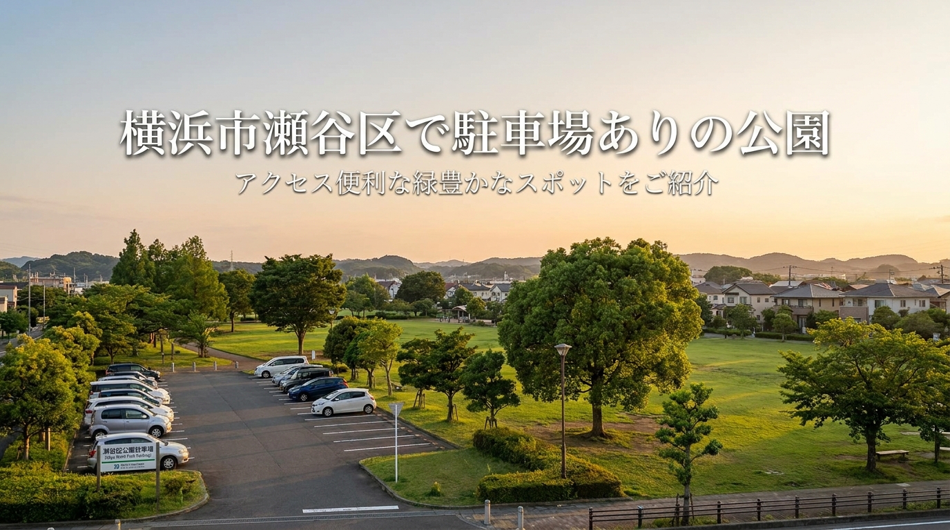 横浜市瀬谷区で駐車場ありの公園はどこ？