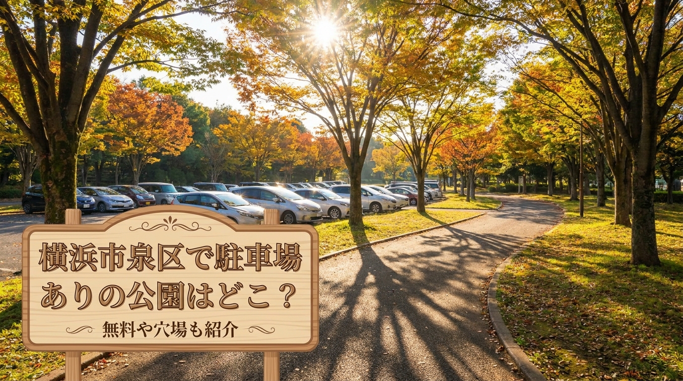 横浜市泉区で駐車場ありの公園はどこ？無料や穴場も紹介