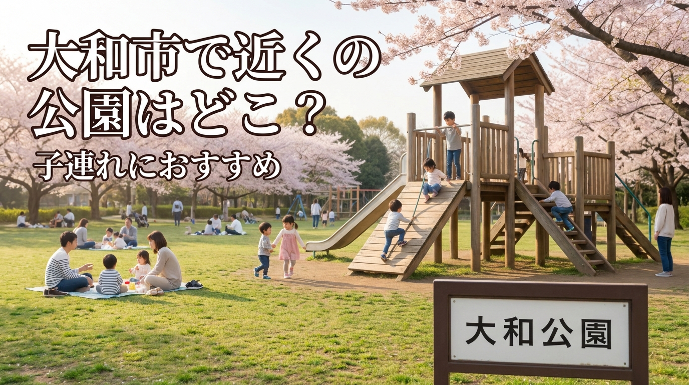 大和市で近くの公園はどこ？子連れにおすすめ