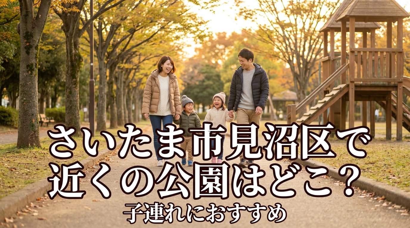 さいたま市見沼区で近くの公園はどこ？子連れにおすすめ