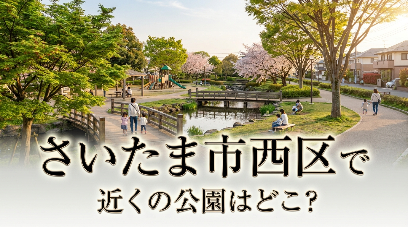 さいたま市西区で近くの公園はどこ？