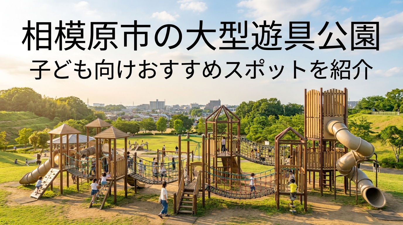 相模原市で大型遊具がある公園はどこ？子ども向けおすすめ