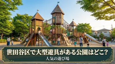 世田谷区で大型遊具がある公園はどこ？人気の遊び場