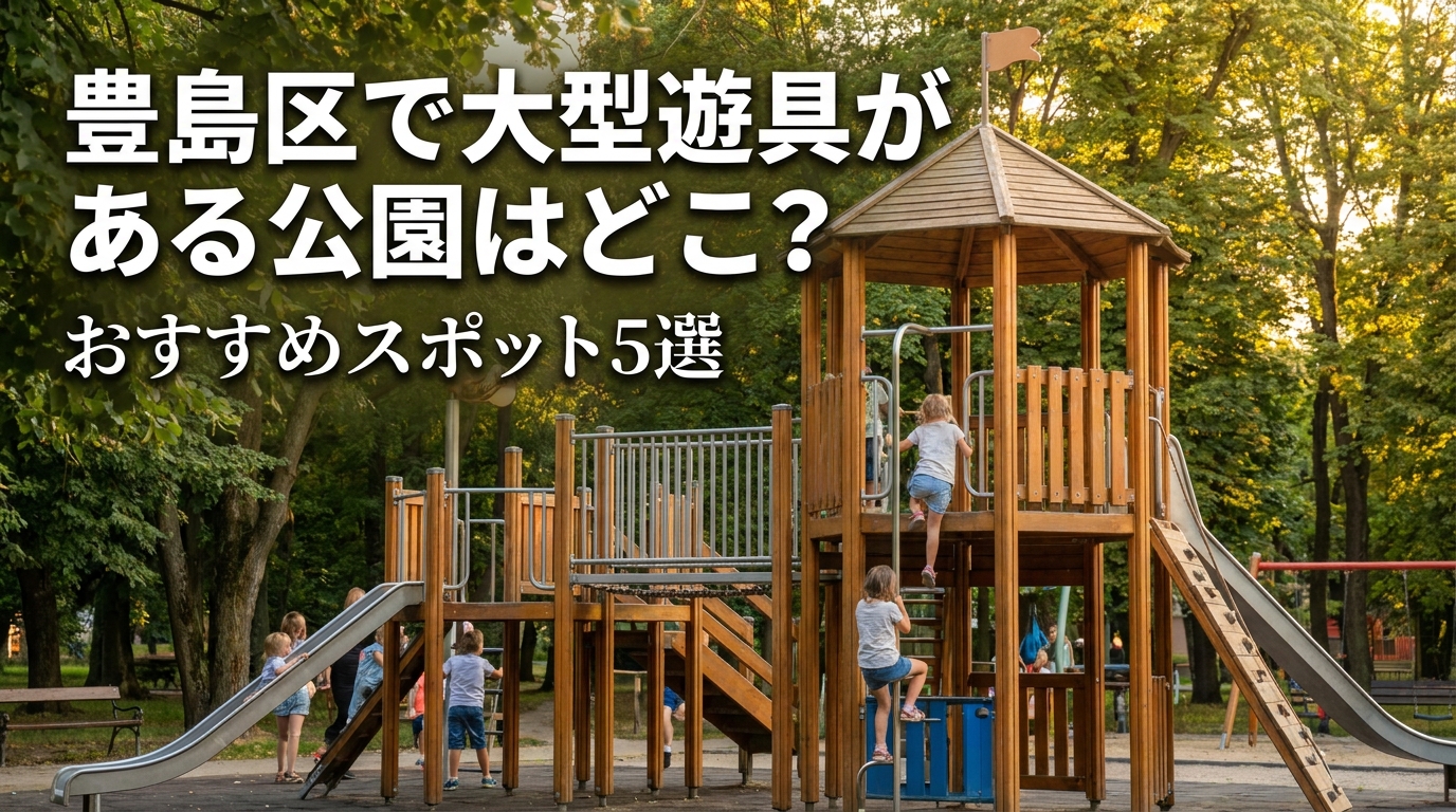 豊島区で大型遊具がある公園はどこ？