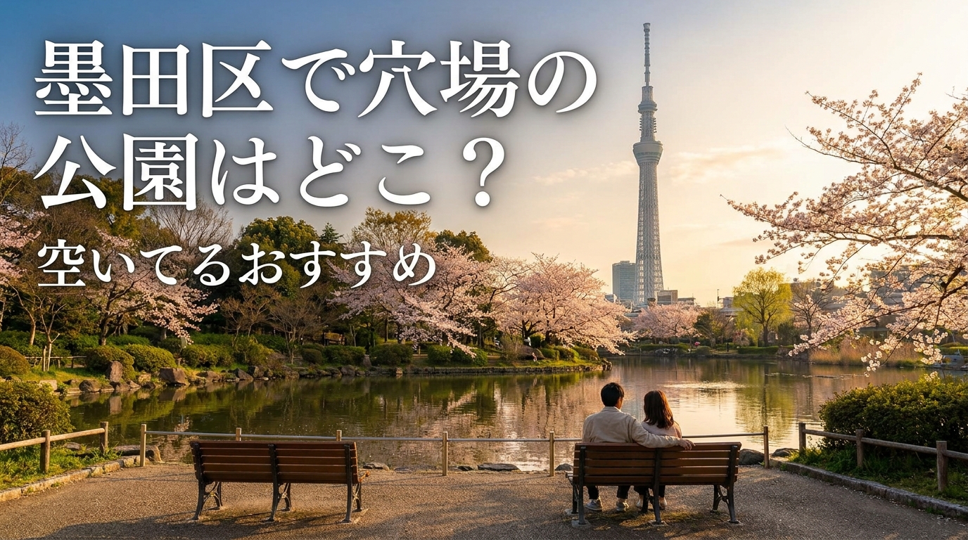 墨田区で穴場の公園はどこ？空いてるおすすめ