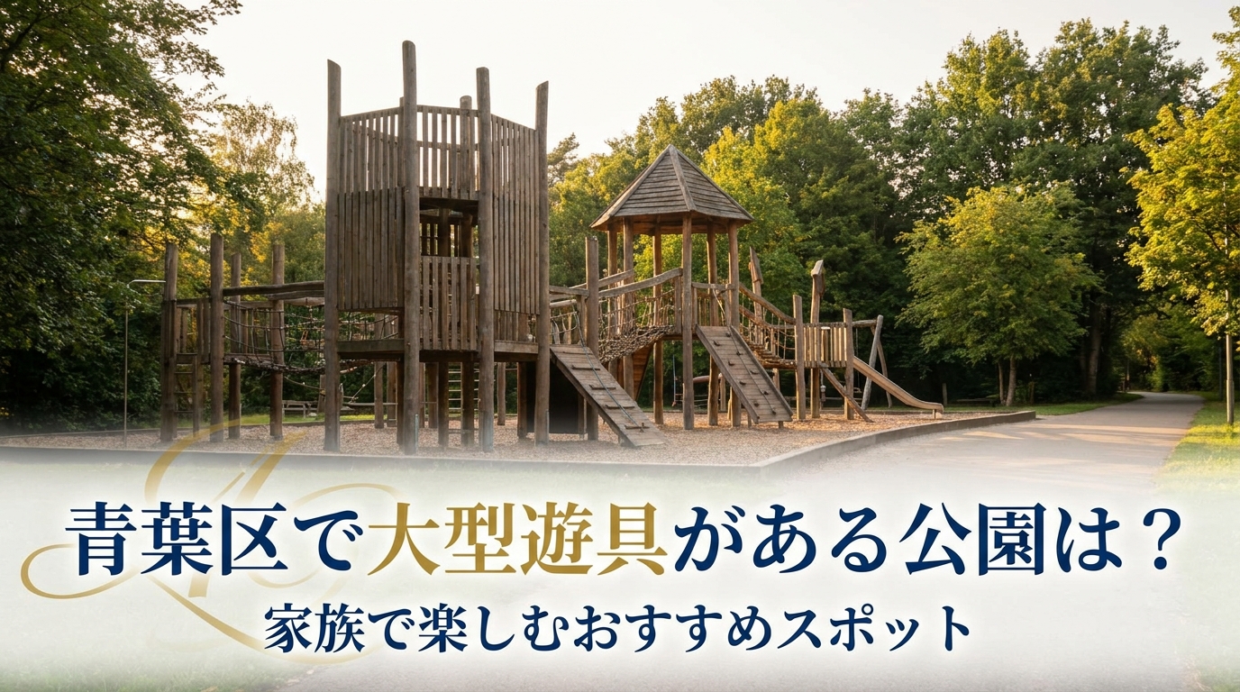 青葉区で大型遊具がある公園は？