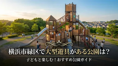 横浜市緑区で大型遊具がある公園は？