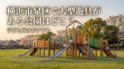 横浜市泉区で大型遊具がある公園はどこ？子ども向けおすすめ