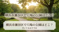 横浜市瀬谷区で穴場の公園はどこ？空いてるおすすめ