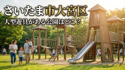 さいたま市大宮区で大型遊具がある公園はどこ？