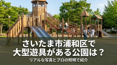 さいたま市浦和区で大型遊具がある公園は？