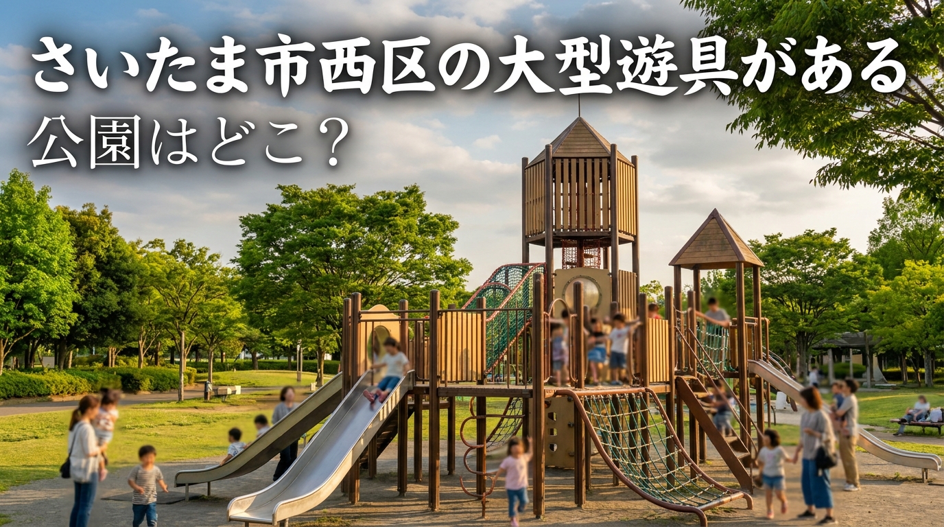 さいたま市西区の大型遊具がある公園はどこ？