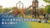 さいたま市北区で大型遊具がある公園はどこ？子ども向けおすすめ