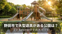 野田市で大型遊具がある公園は？子ども向けおすすめ