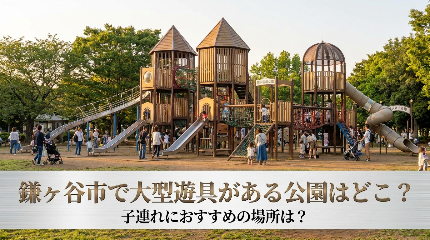 鎌ヶ谷市で大型遊具がある公園はどこ？子連れにおすすめの場所は？