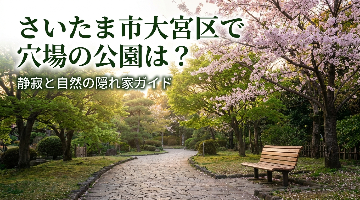 さいたま市大宮区で穴場の公園は？