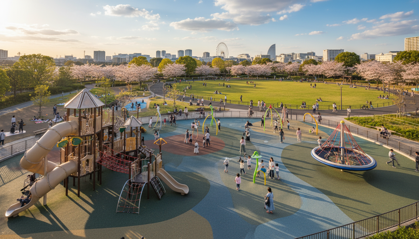 遊具が充実している横浜市の公園