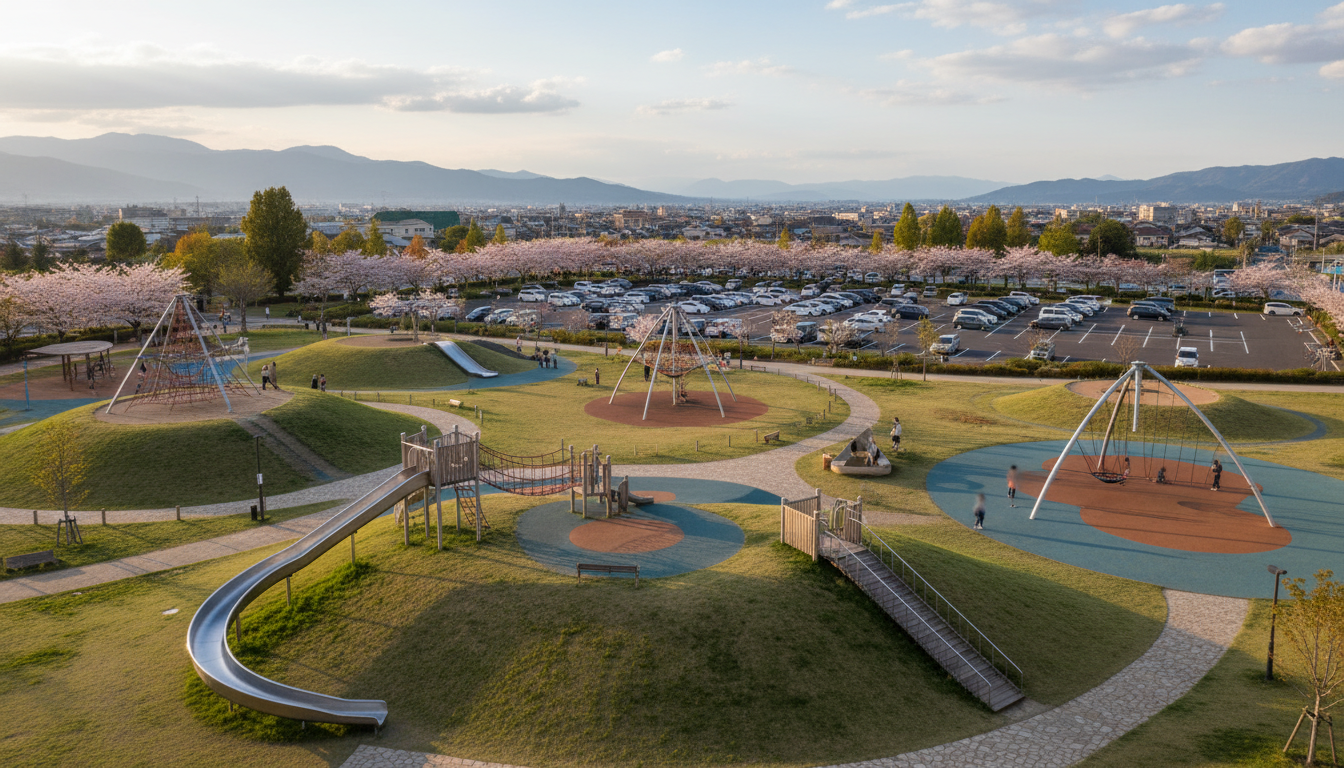 甲府市でおすすめの大型公園ベスト5