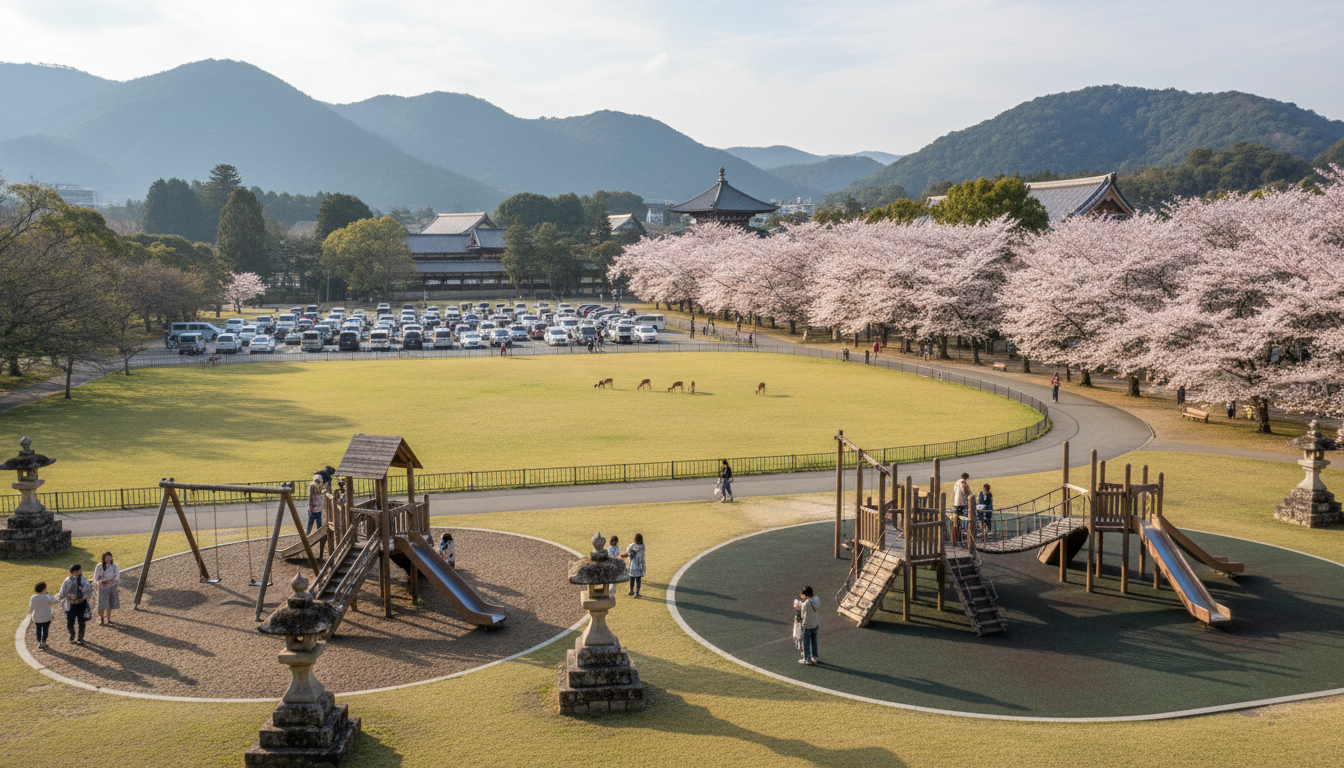 奈良市でおすすめの大型公園