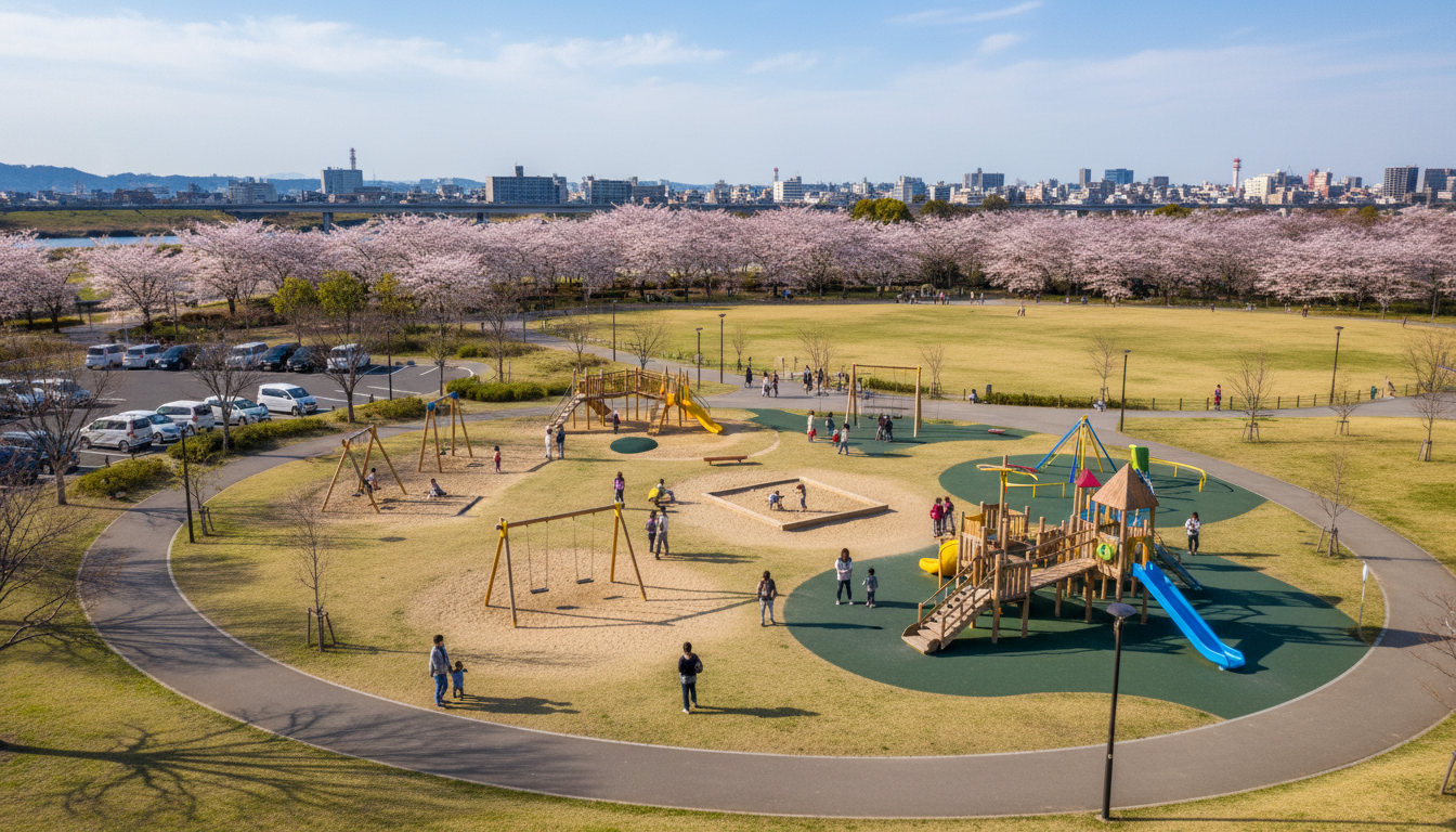 広島市で家族連れにおすすめの大型公園