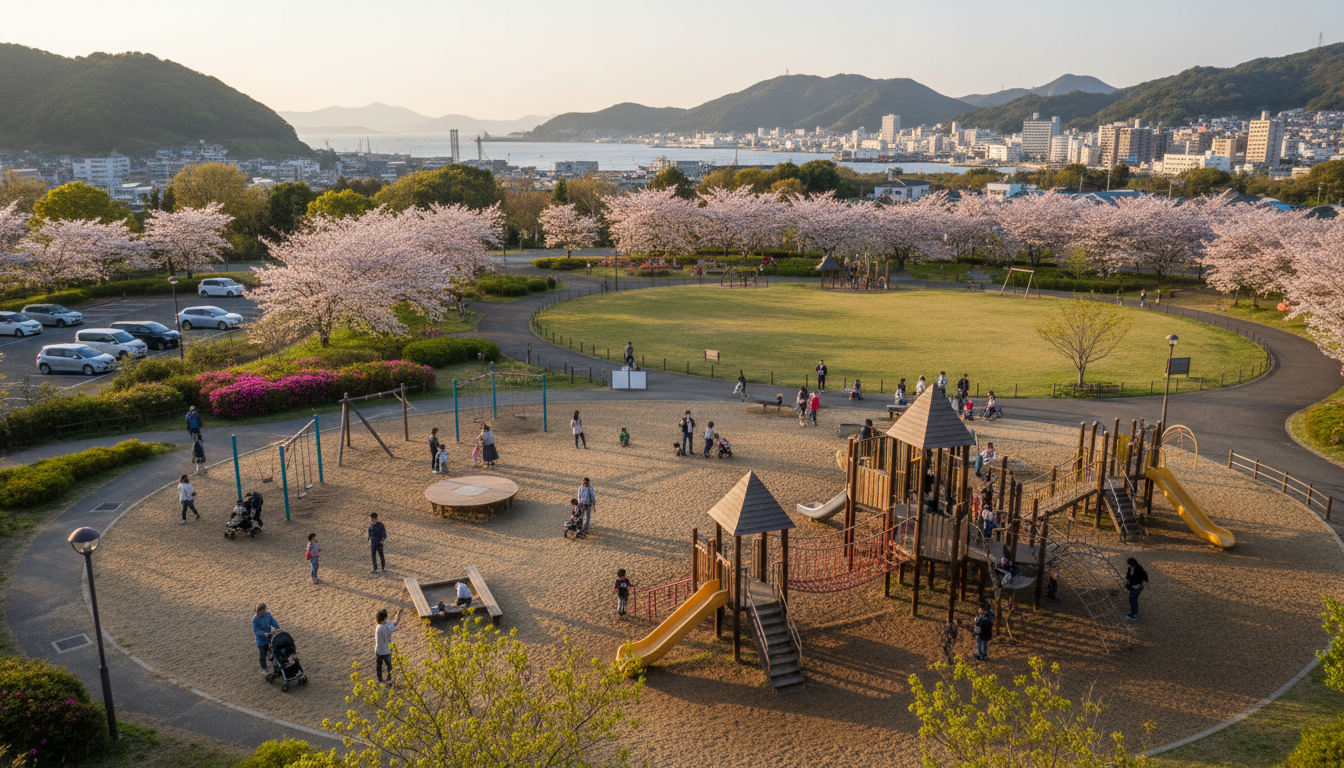 遊具が充実しているファミリー向け公園