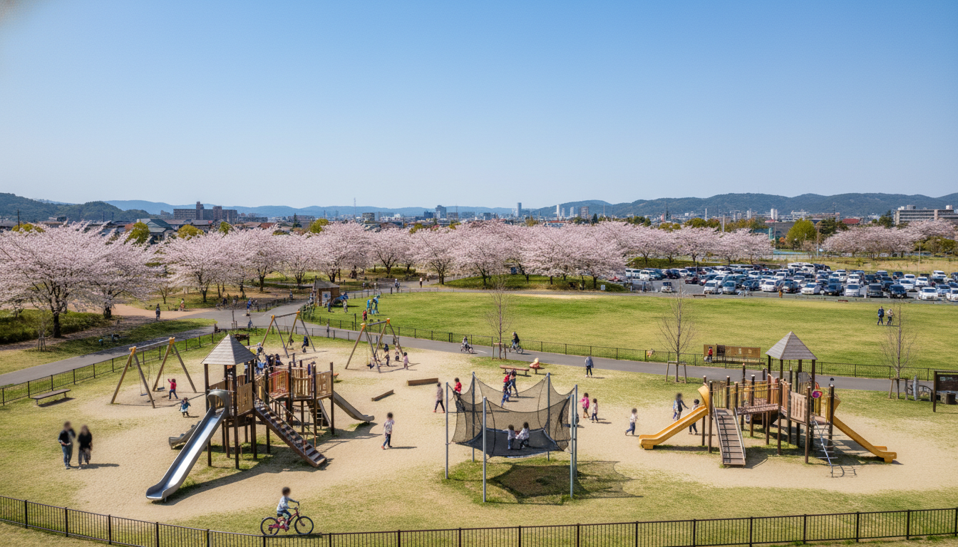 郡山市でおすすめの大型公園
