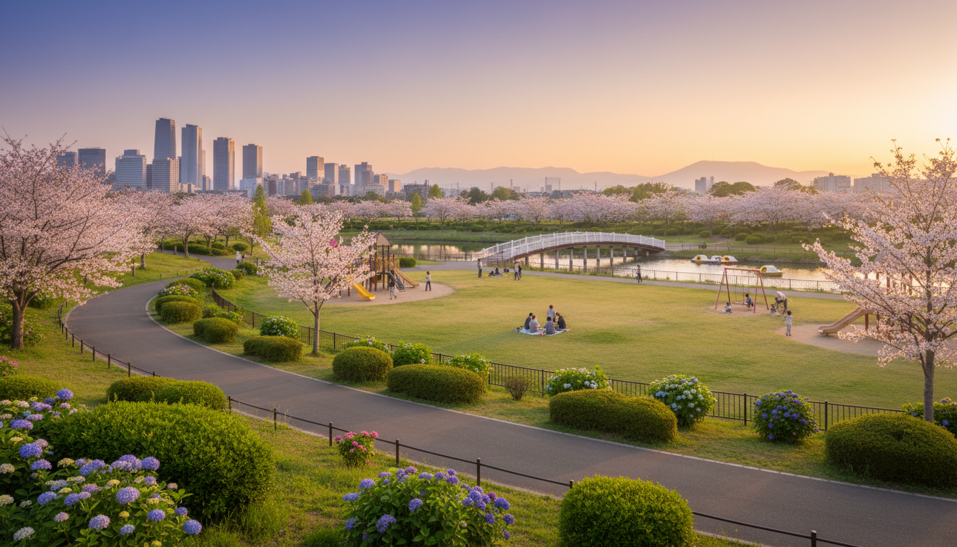 越谷市の近くの公園一覧(アクセス比較表)