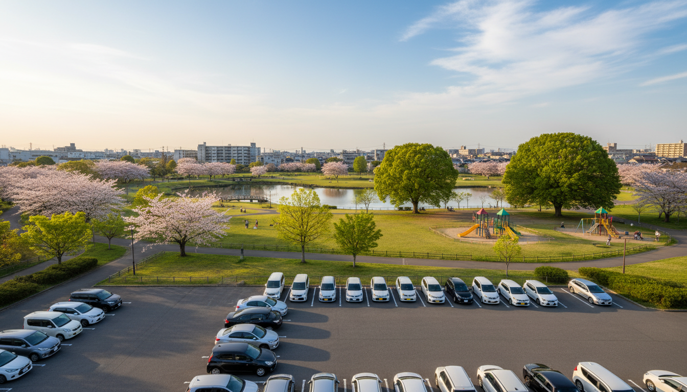 越谷市で駐車場ありの人気公園一覧