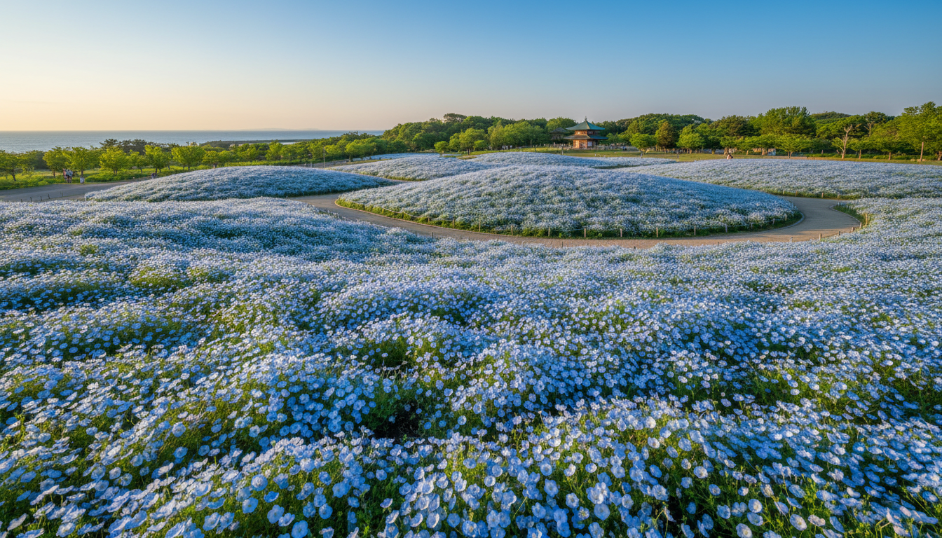 ネモフィラの見頃と開花時期