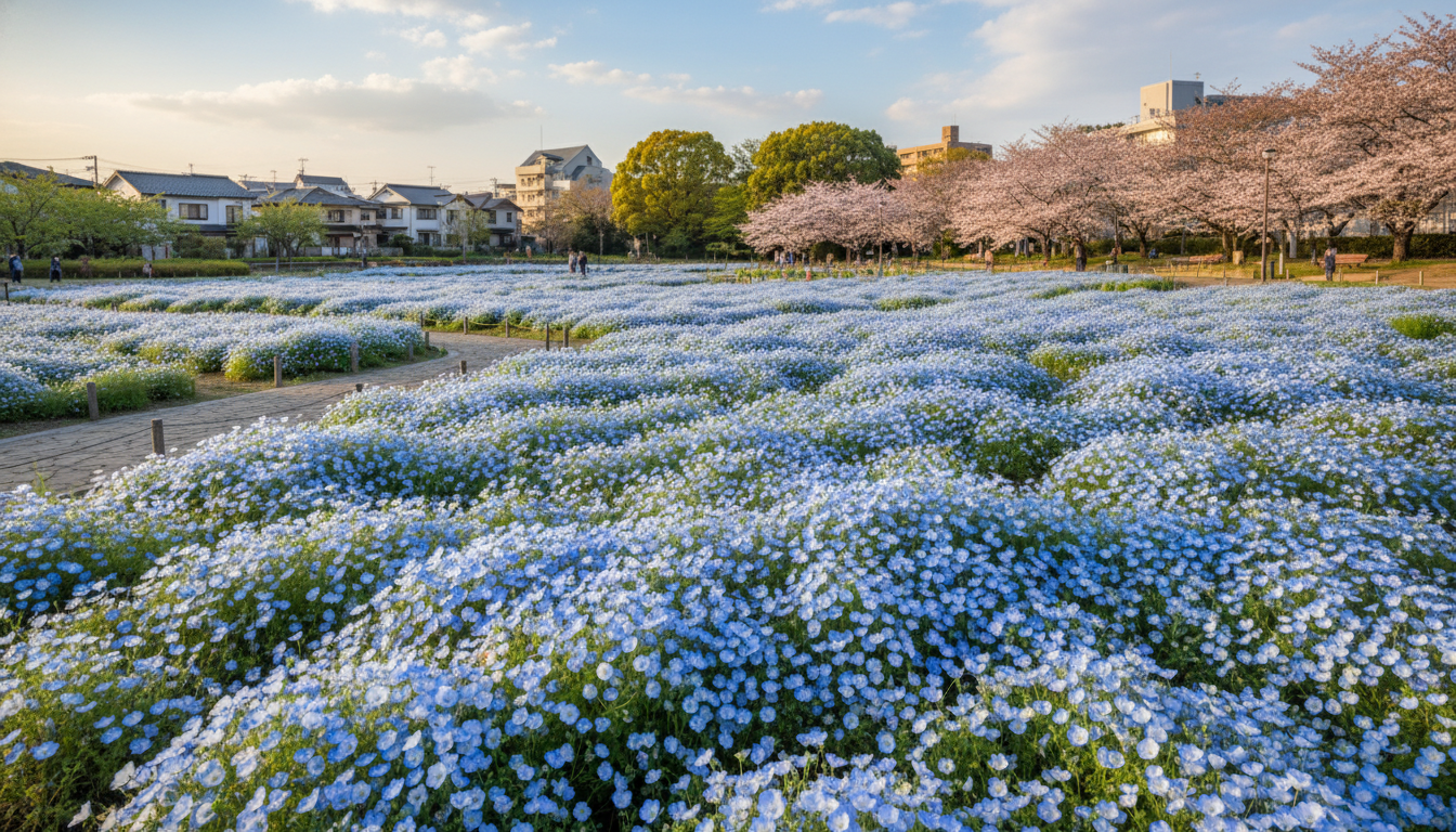 北区でネモフィラが見られる公園とは