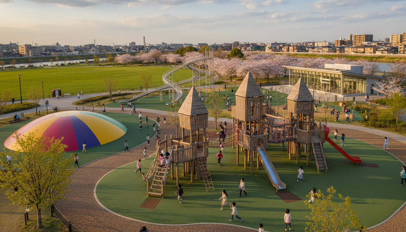 越谷市の大型遊具公園一覧：タイプ別比較