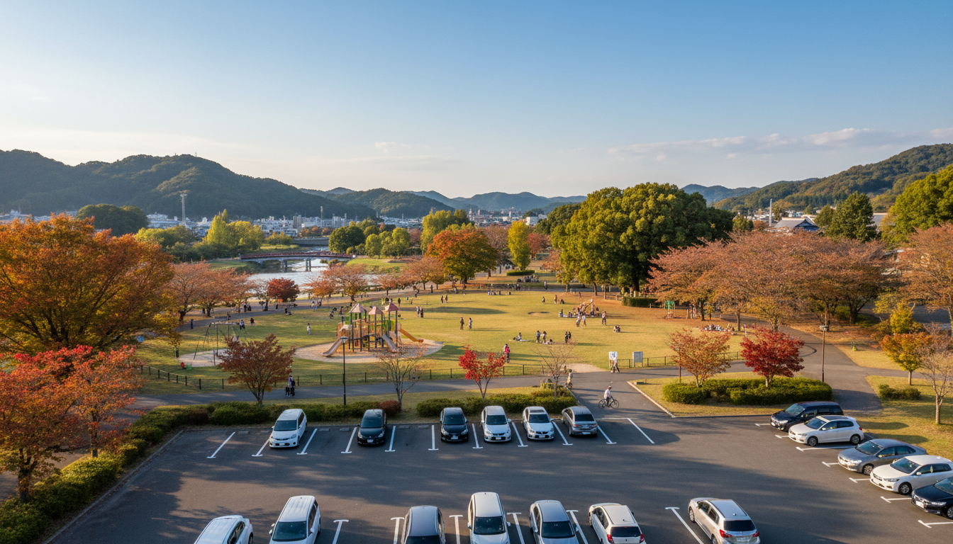 岡崎市で駐車場完備の公園一覧